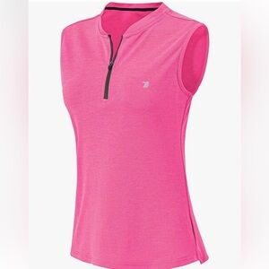 Women's Pink Sleeveless Top